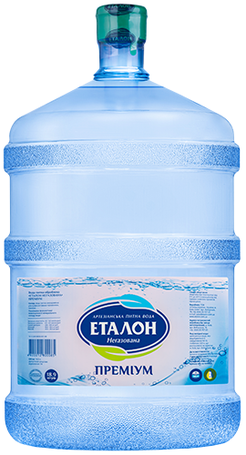 Вода питна "Еталон-негазована" Преміум 18,9 л.